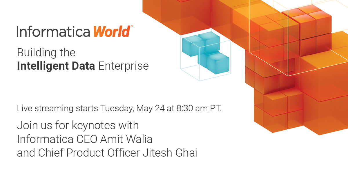 Informatica World Live in Las Vegas, May 2426, 2022 Informatica World